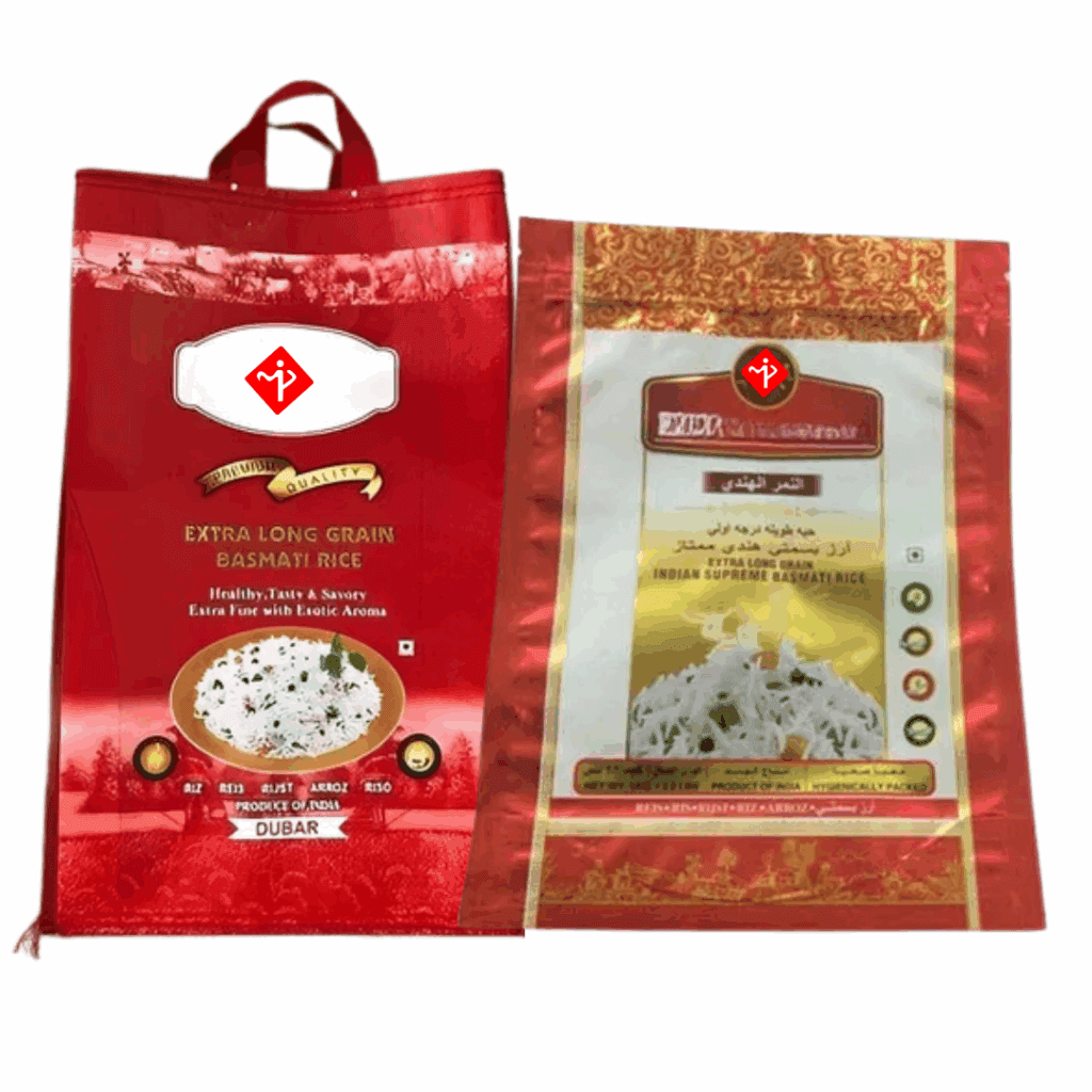 Heavy-duty woven bags with liner