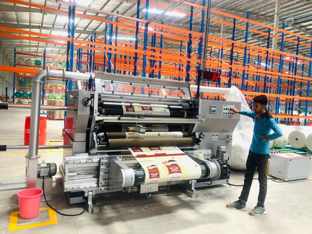 Slitting & Pouching Machine