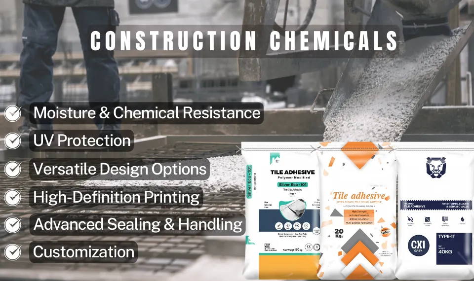 BOPP Construction Chemical Packaging Bags