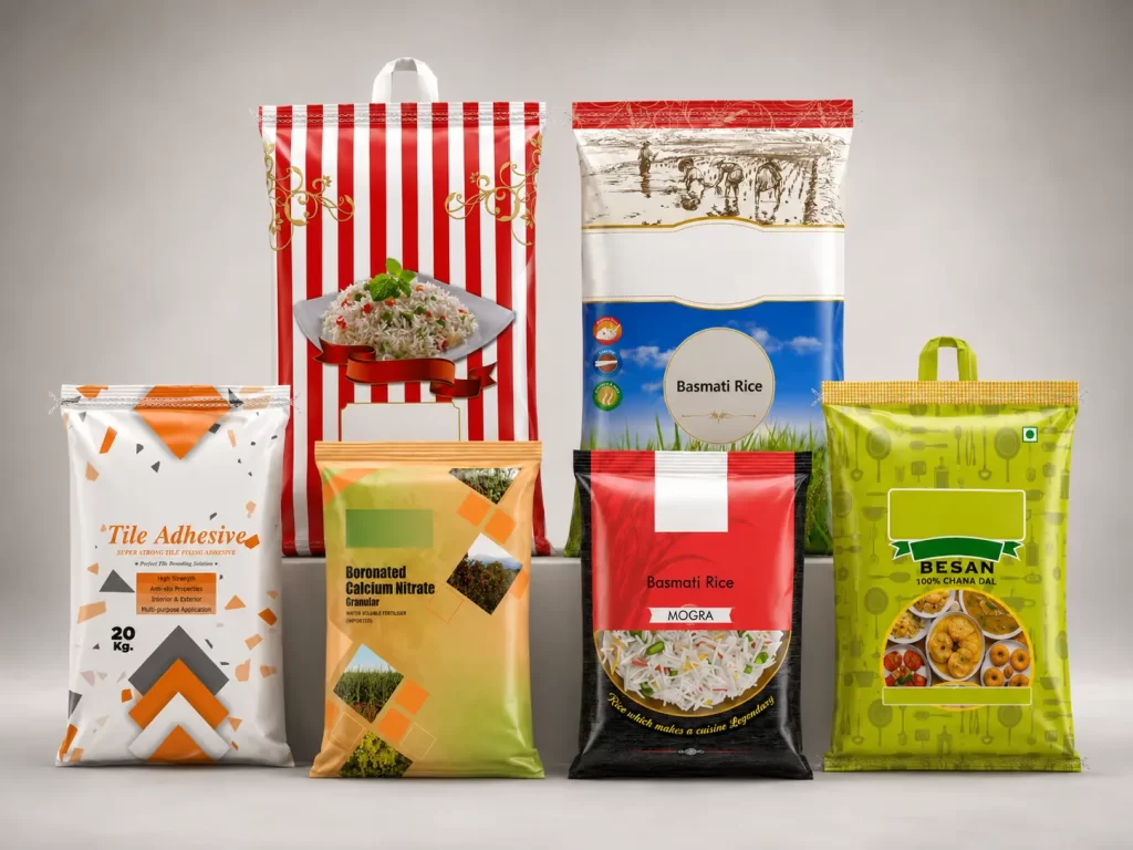 BOPP laminated woven bags manufactured by Marudhara Group