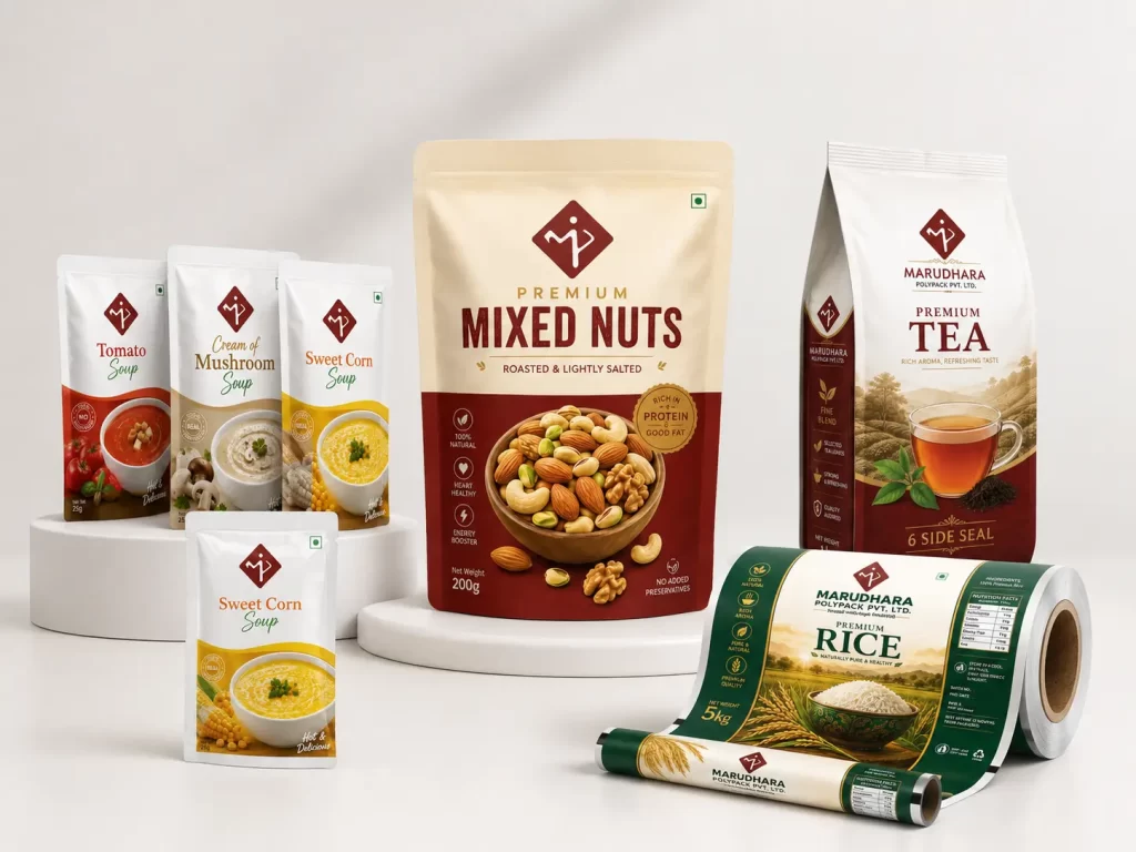 Polyester laminated pouches for food and non-food packaging